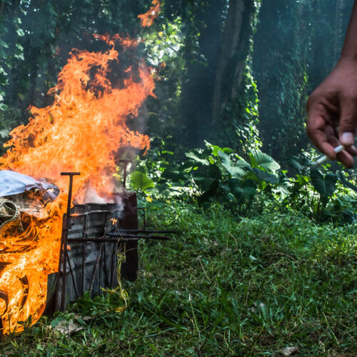 Photo journalistic story telling about Balinese funeral cremation ceremonies