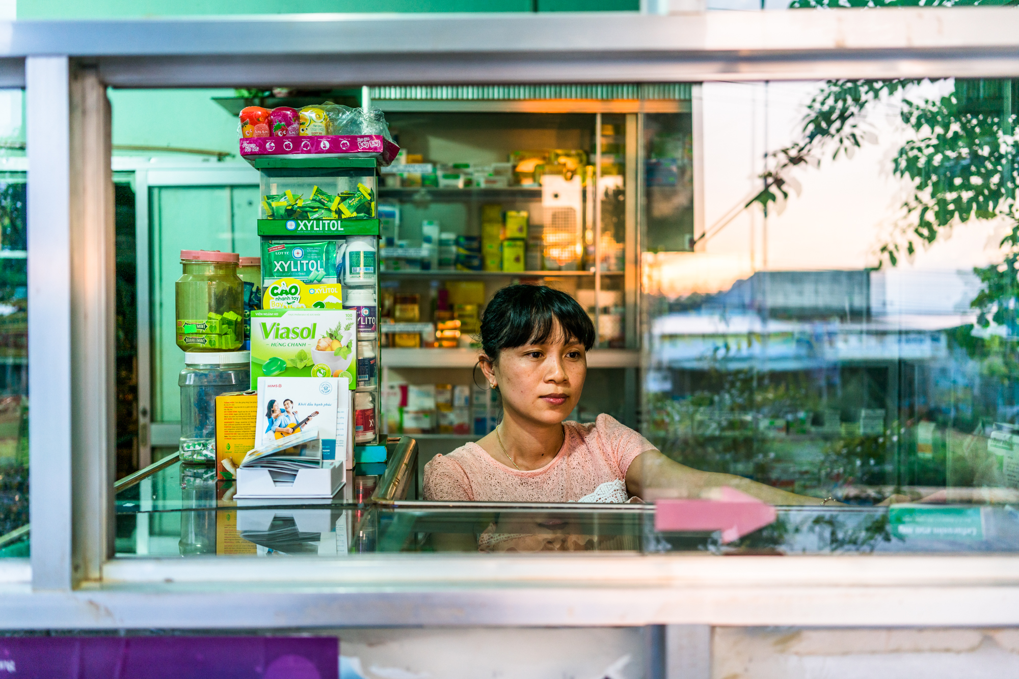The owner of a small pharmacy in Bu Gia Map District in Binh Phuoc Province.