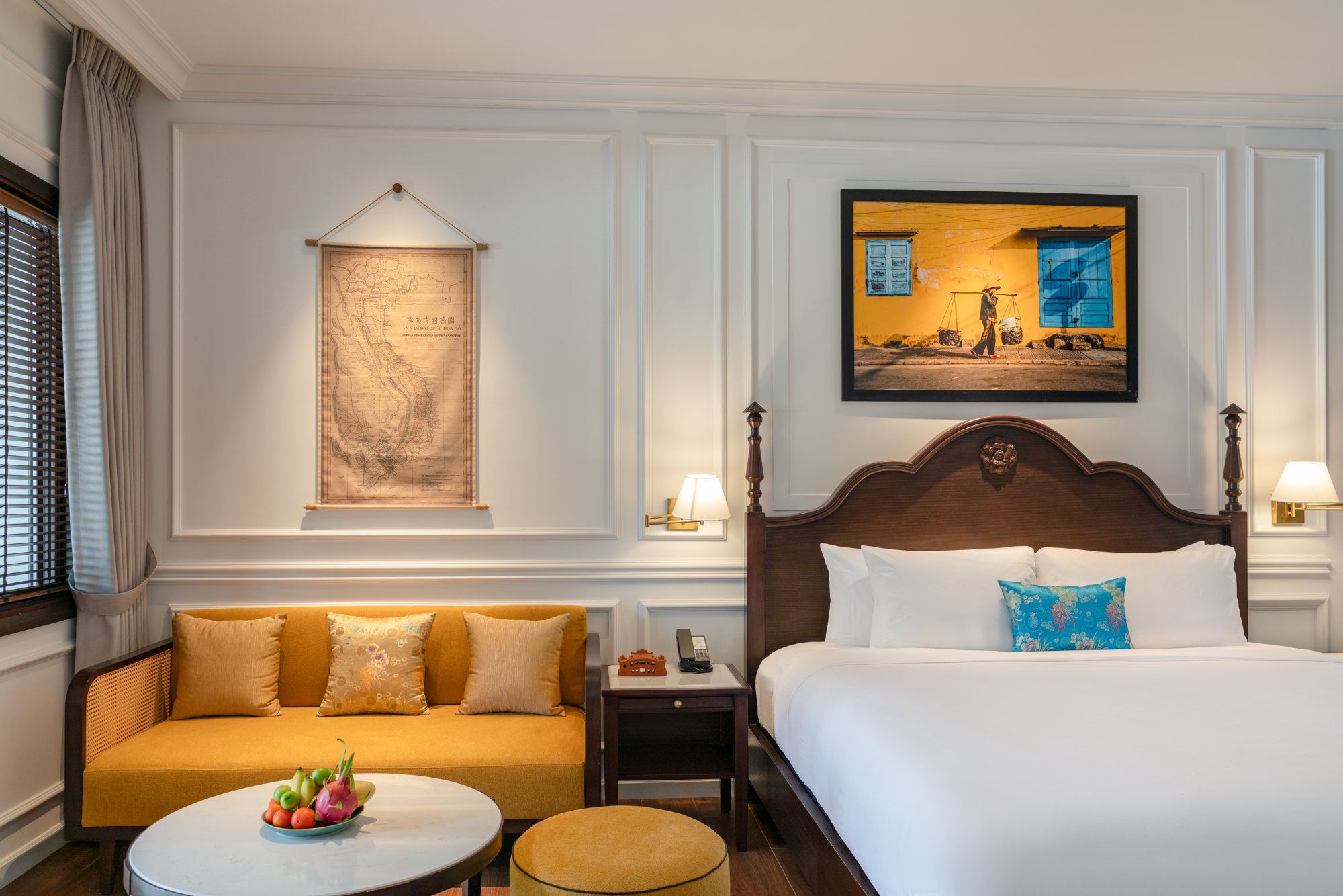 Elegant accomodations awaits guests at Anantara Hoi An Resort in Vietnam.