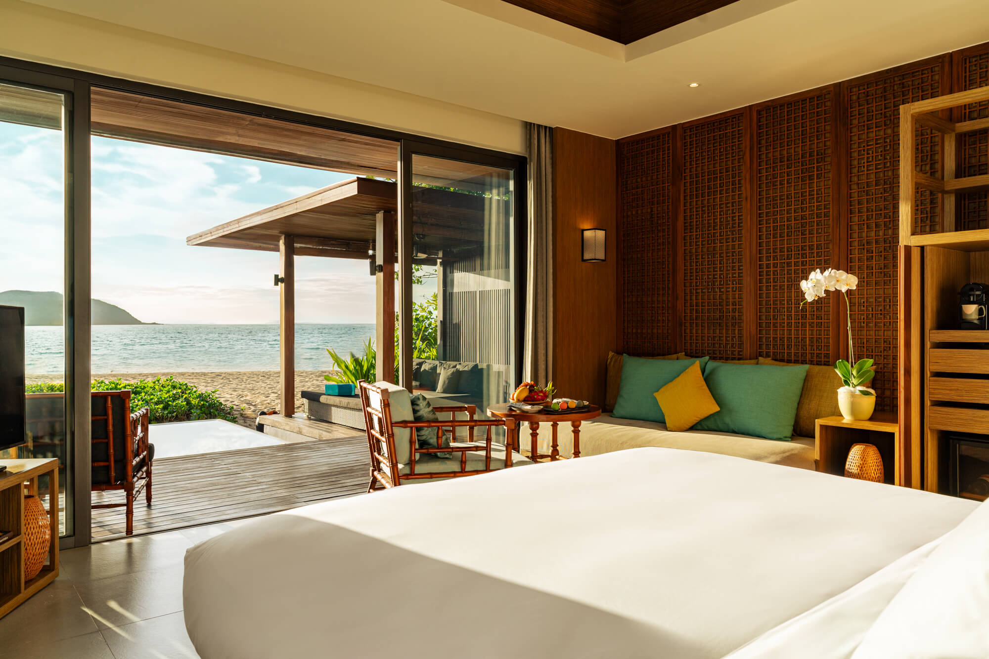 Quinn Ryan Mattingly captures the indulgent coastal beauty of Anantara Quy Nhon Villas, a collection of 25 stunning accommodations along the south central coast of Vietnam.