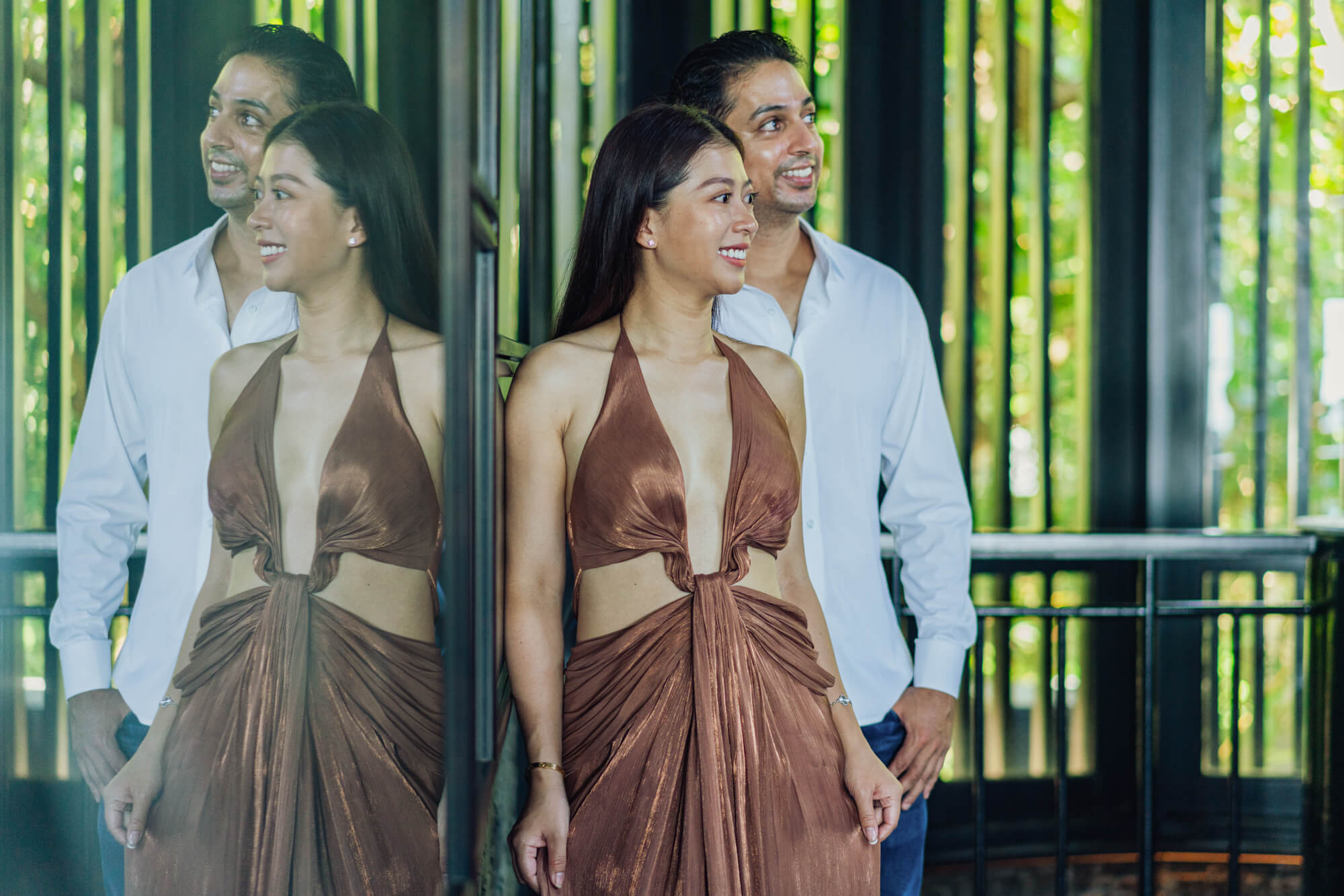 Quinn Ryan Mattingly, Vietnam Wedding and Engagement Photographer, photographs an engagement session at Intercontinental Danang Sun Peninsula Resort.