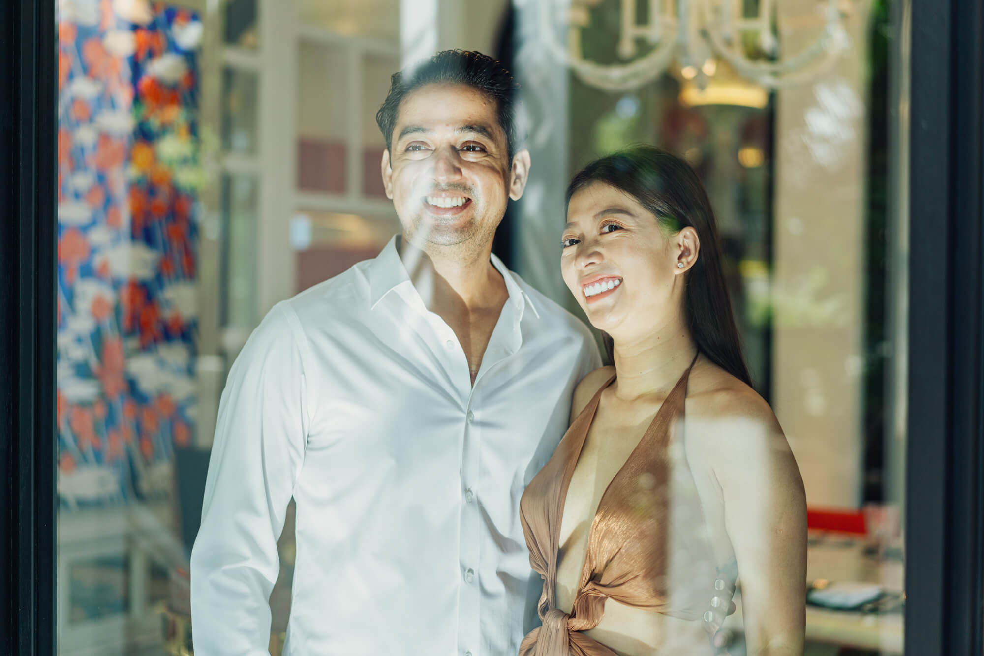 Quinn Ryan Mattingly, Vietnam Wedding and Engagement Photographer, photographs an engagement session at Intercontinental Danang Sun Peninsula Resort.