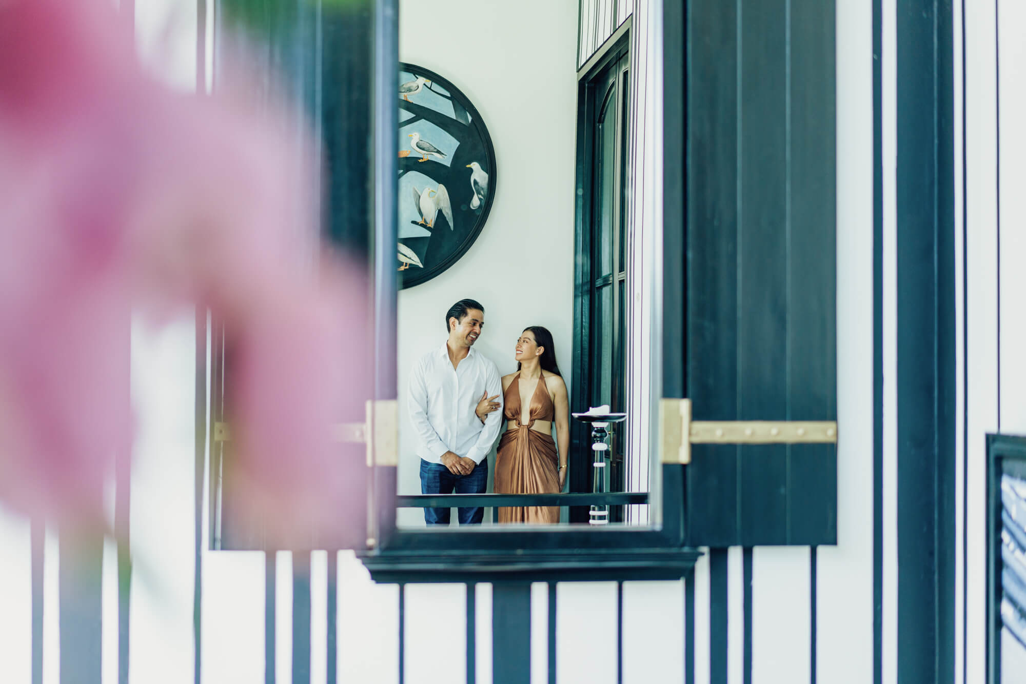 Quinn Ryan Mattingly, Vietnam Wedding and Engagement Photographer, photographs an engagement session at Intercontinental Danang Sun Peninsula Resort.